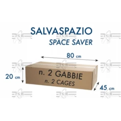 Cage D'élevage Pliable "CORTINA" 120x40x40 Cm -Fournitures Pour Oiseaux cage d elevage pliable cortina 120x40x40 cm 1 2