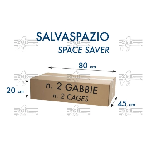 Cage D'élevage Pliable "Sestriere" 120x40x40 Cm 3 Cage D'élevage Pliable "Sestriere" 120x40x40 Cm – Image 3