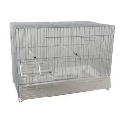 Cage Domus-Molinari 45cm Laquée En Blanc