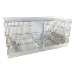 Cage Domus-Molinari 90cm Laquée En Blanc