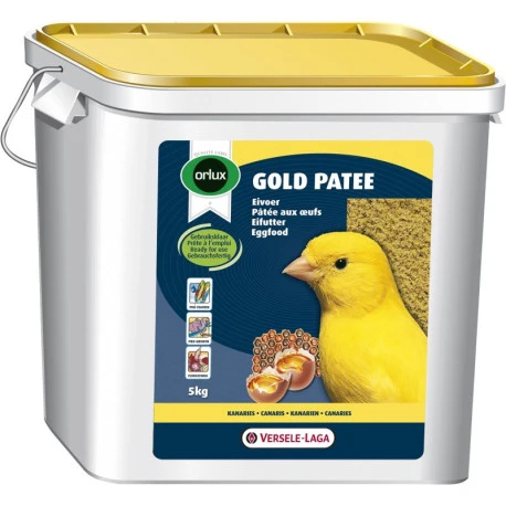 VERSELE-LAGA Gold Pâtée Jaune Grasse Pour Canaris 5kg 1 VERSELE-LAGA Gold Pâtée Jaune Grasse Pour Canaris 5kg