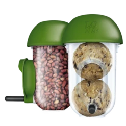 Mangeoire Lona "Voersilo D2 Combi" - Vert