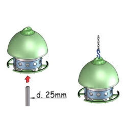 Mangeoire "Space Garden" 5 Mangeoire "Space Garden" -Fournitures Pour Oiseaux mangeoire verte pour jardin 1