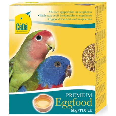 Pâtée Aux œufs Pour Agapornides Et Euphèmes 5Kg - Cédé 1 Pâtée Aux œufs Pour Agapornides Et Euphèmes 5Kg - Cédé